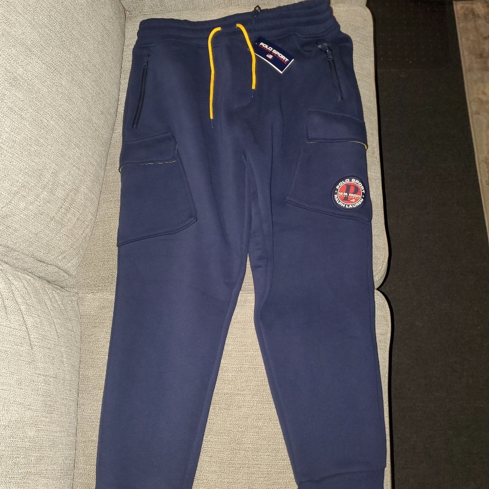 Ralph Lauren Men's Fleece Cargo Jogger - Size L